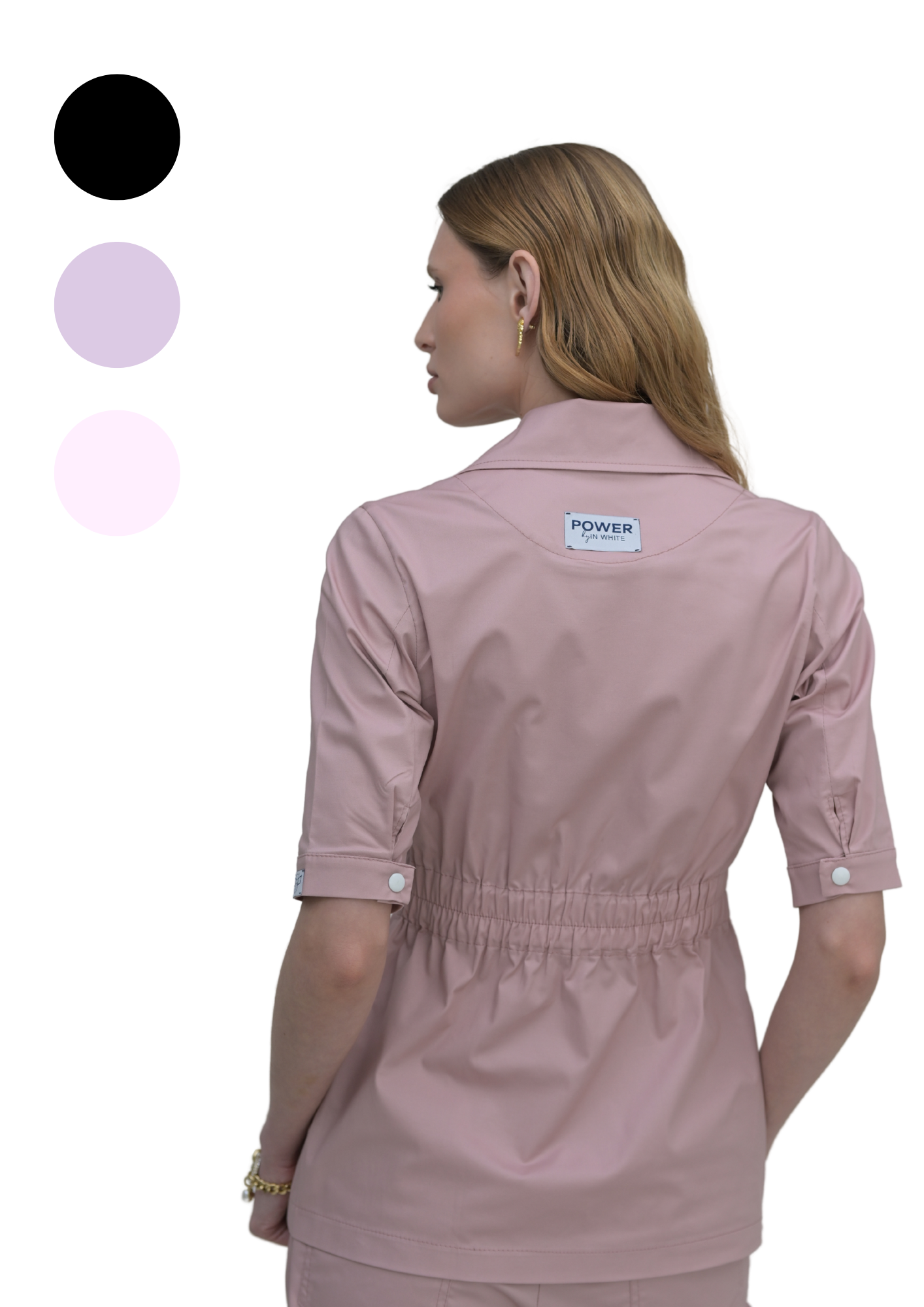 Bluza medyczna 148 Pudrowa