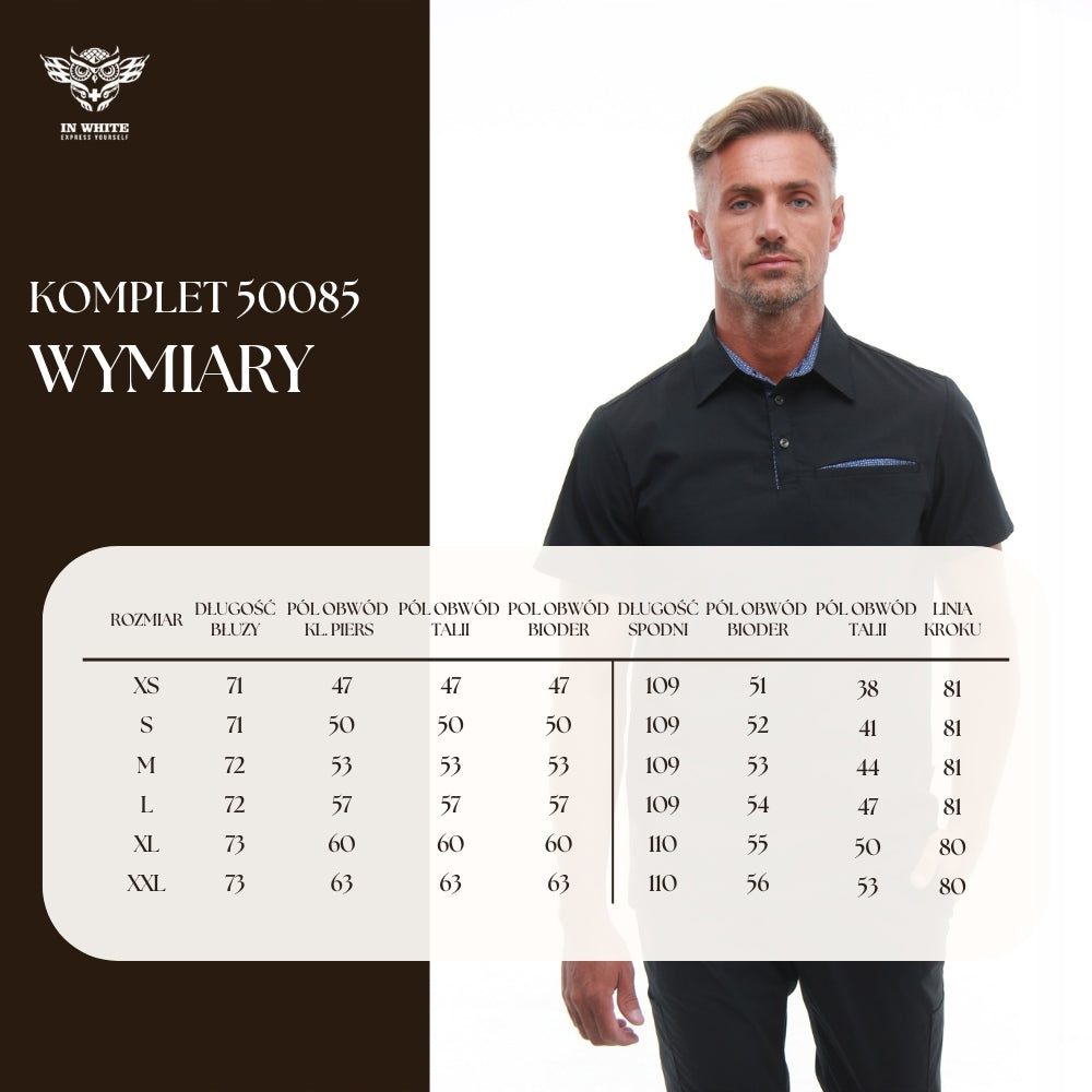 Komplet medyczny 50085 — Czarny