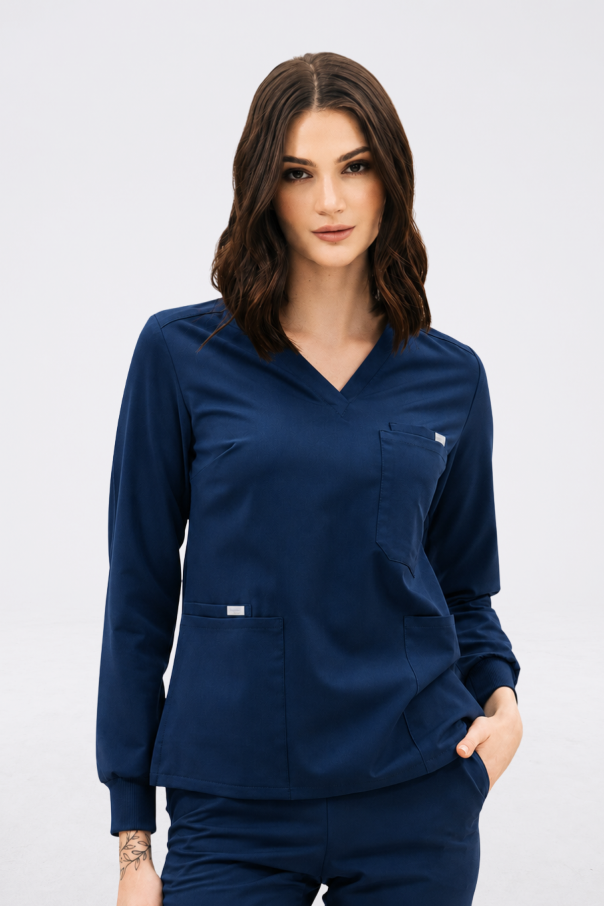 Top medyczny 605 R Granatowy