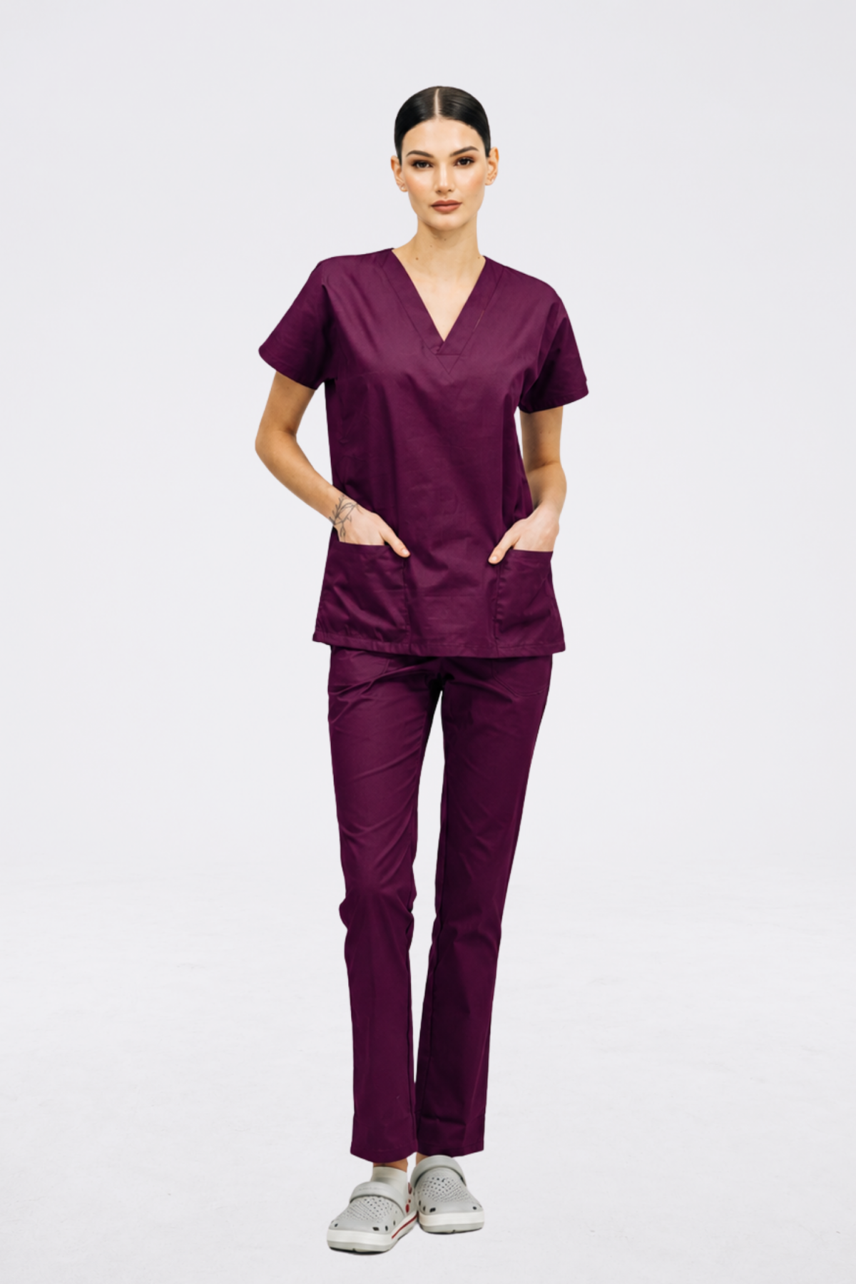 Komplet medyczny 0181 Bakłażan (Unisex)