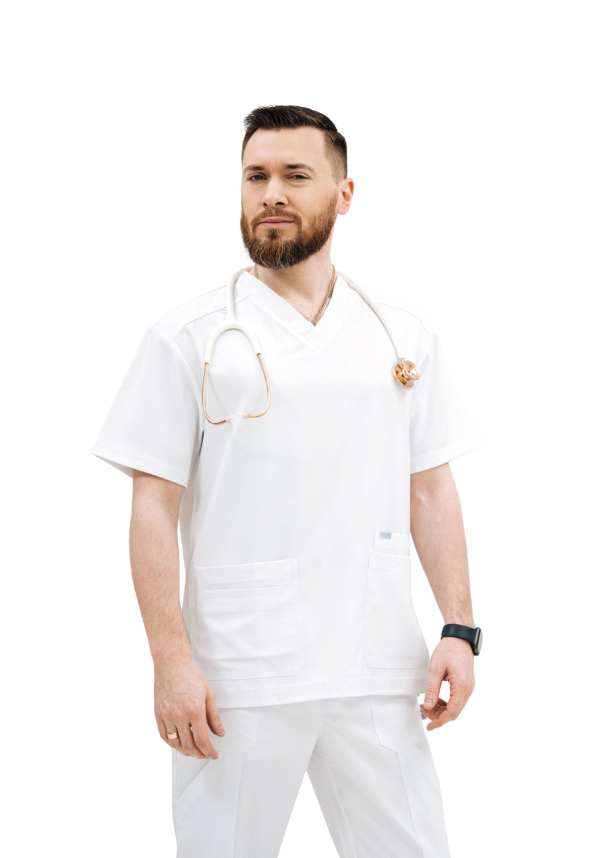 Top medyczny 603 — Biały