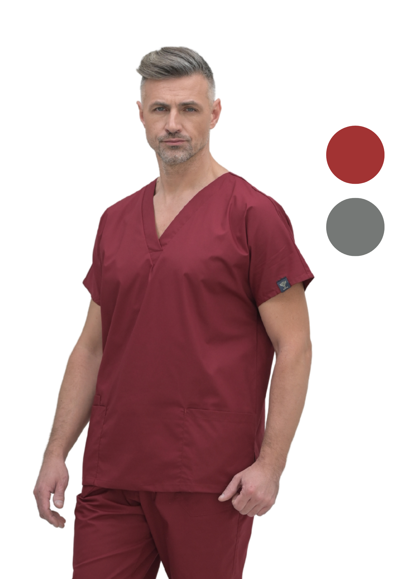 Komplet medyczny 0181S Bordo (Unisex)