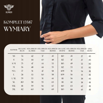 Komplet medyczny 13587 — Granatowy