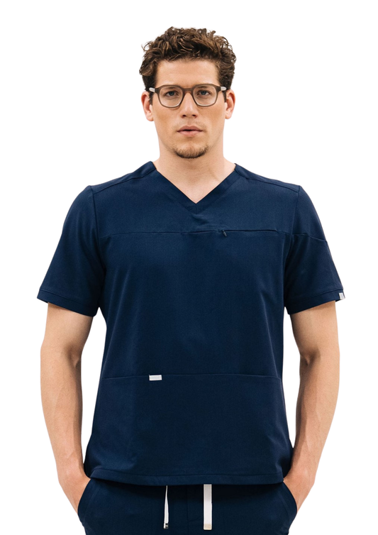 Top medyczny 601R Granatowy