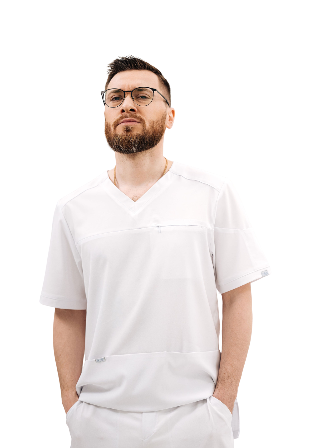 Top medyczny 601 — Biały