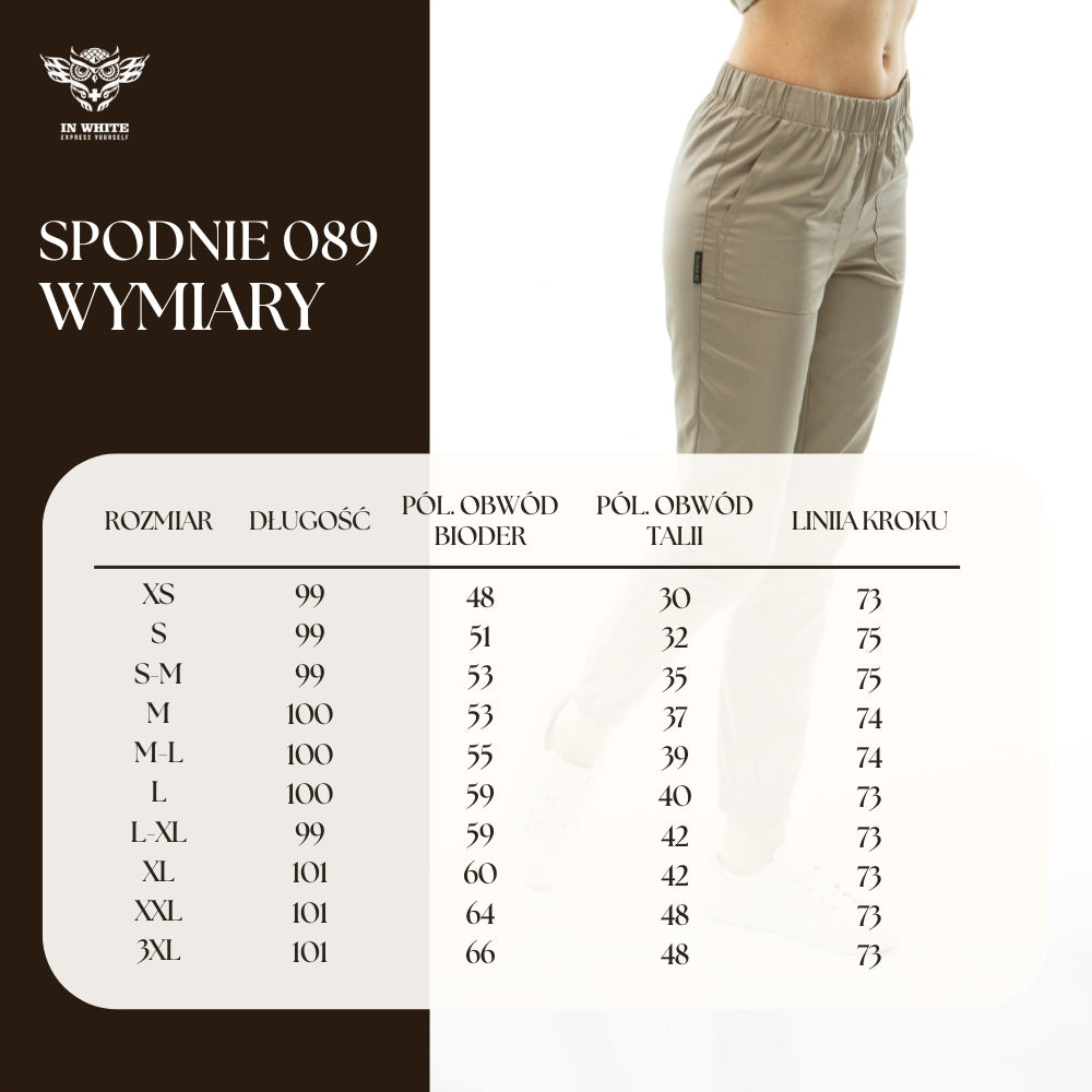 Spodnie medyczne 89 — Safari