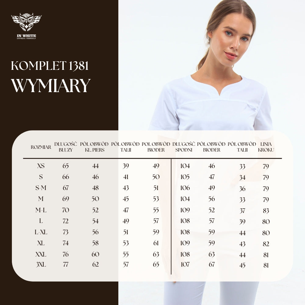 Komplet medyczny 1381 Biały