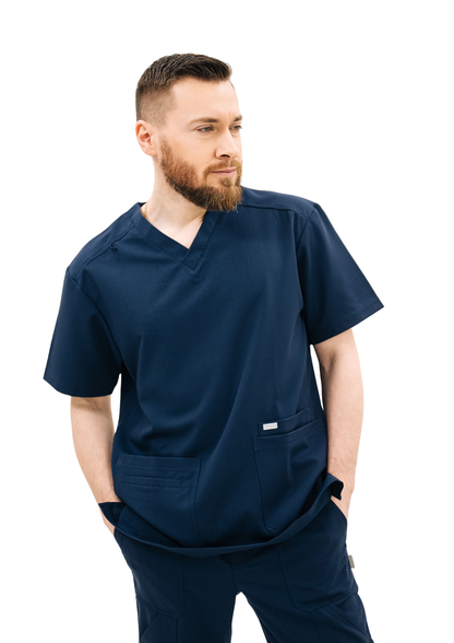 Top medyczny 603R — Granatowy