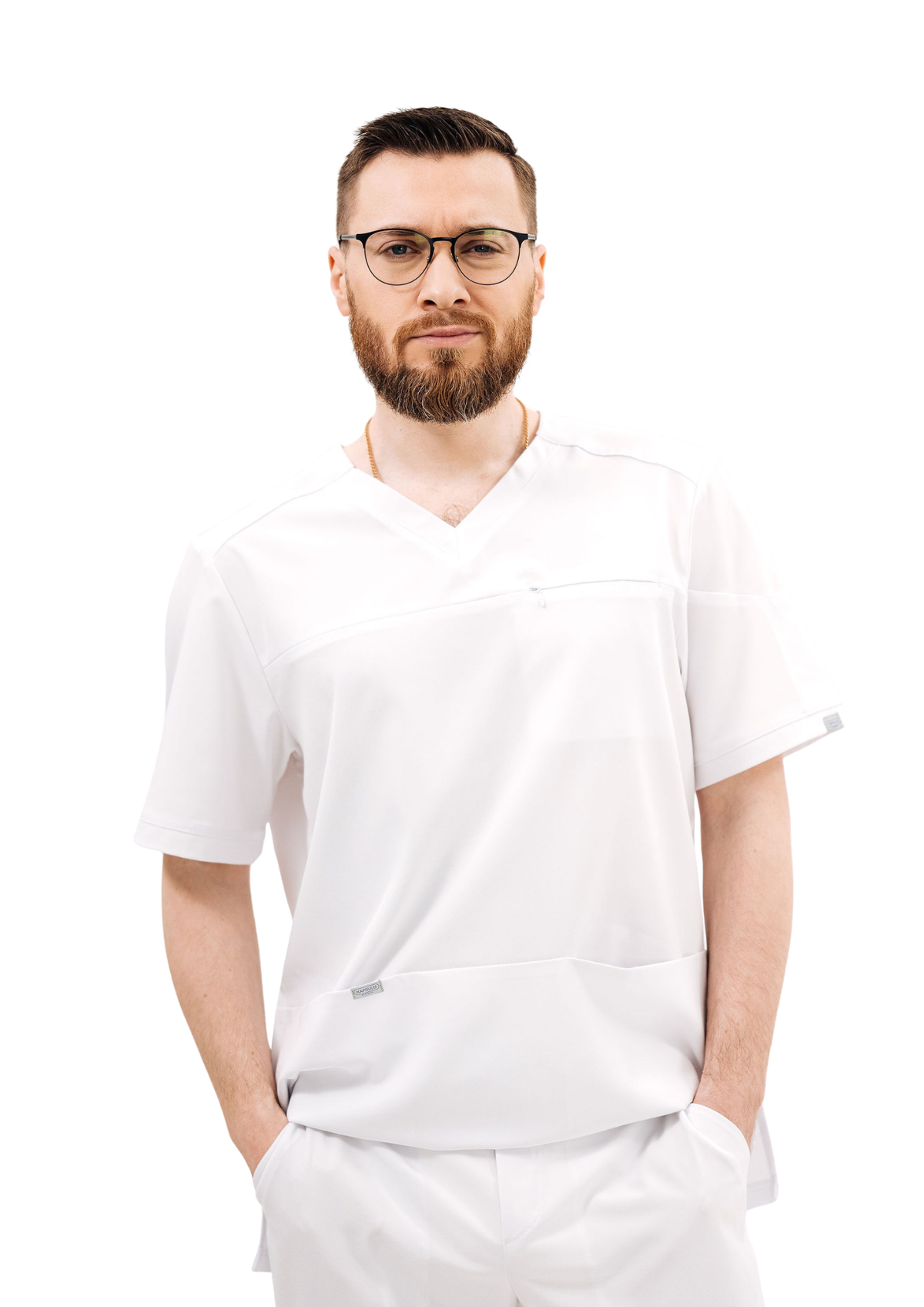 Top medyczny 601 — Biały