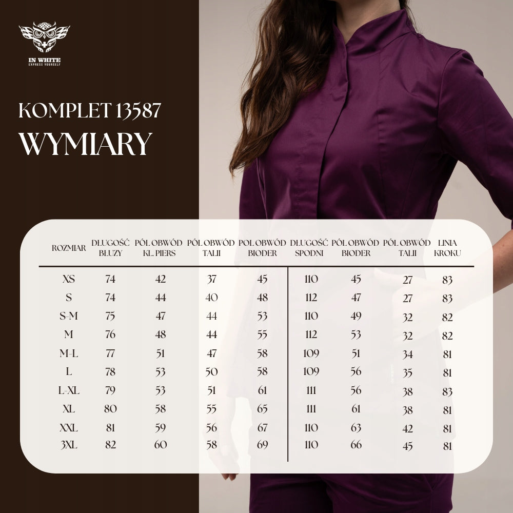 Komplet medyczny 13587 Bakłażan