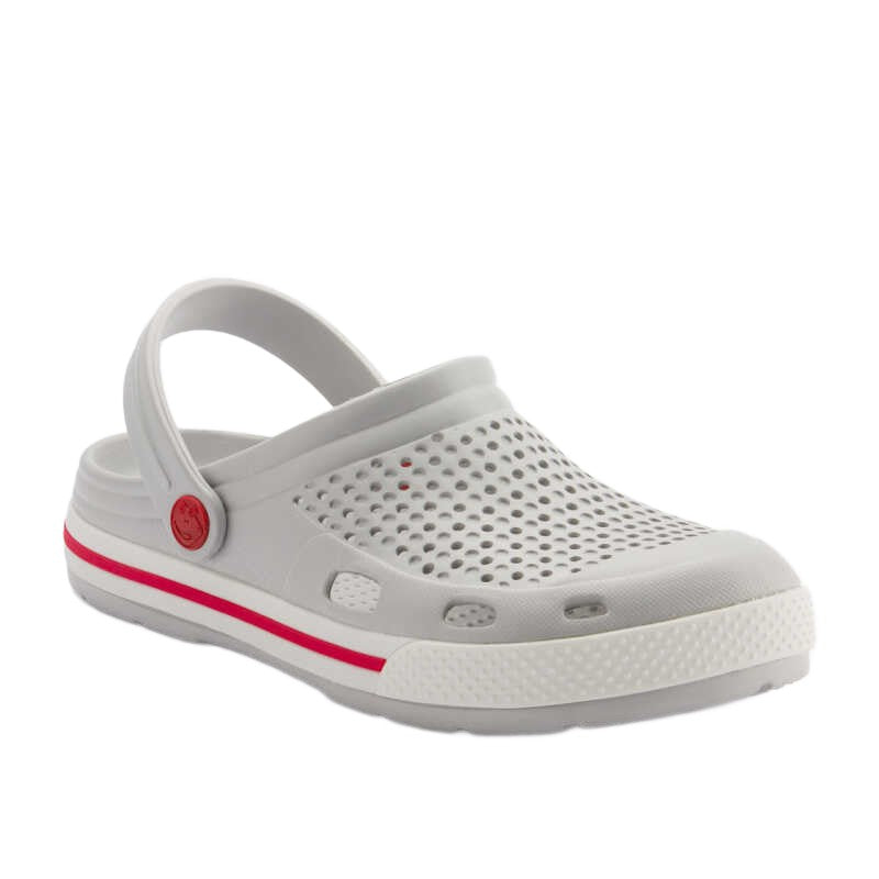 Obuwie medyczne COQUI 6413 — Khaki Grey/White