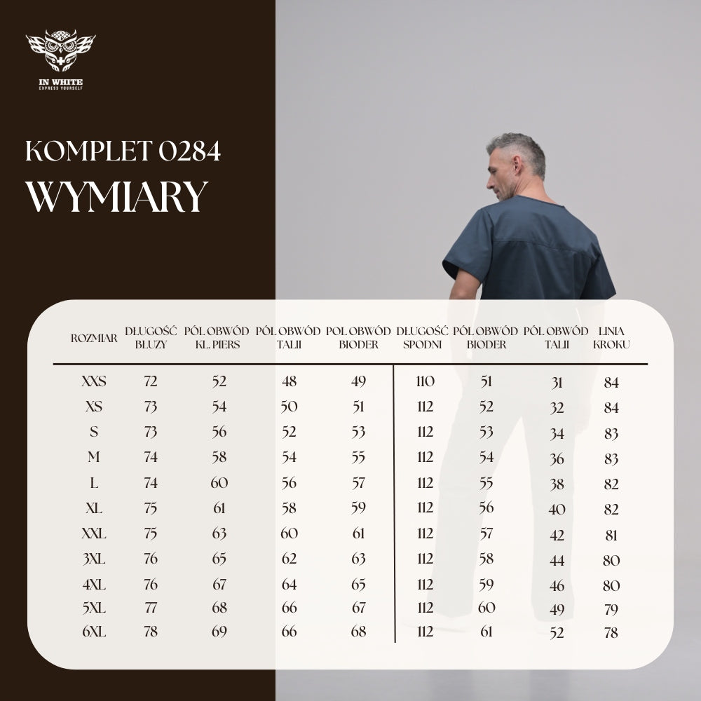 Komplet medyczny 0284 — Granatowy