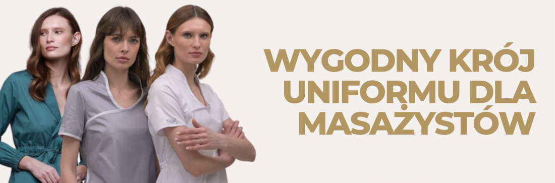 Jak wygodny krój pomaga masażyście pracować swobodnie