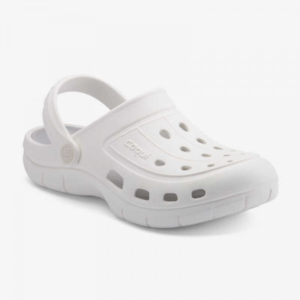 Medizinische Schuhe COQUI 6352 Weiß/Grau