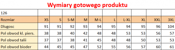 Fartuch medyczny 126/1 Biały