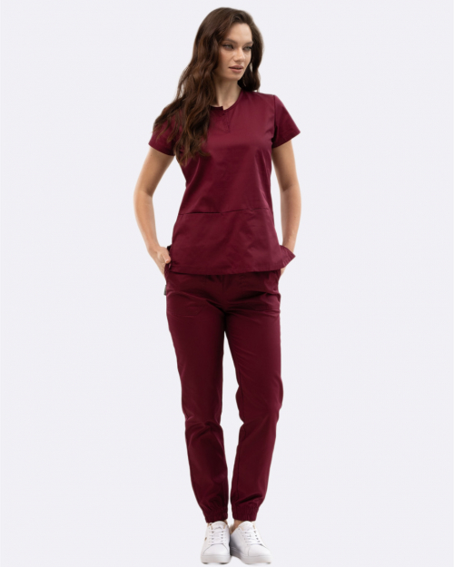 Spodnie medyczne 89 Bordo Spodnie medyczne 89 Bordo