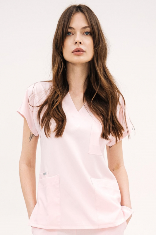 Top medyczny 609 Różowy