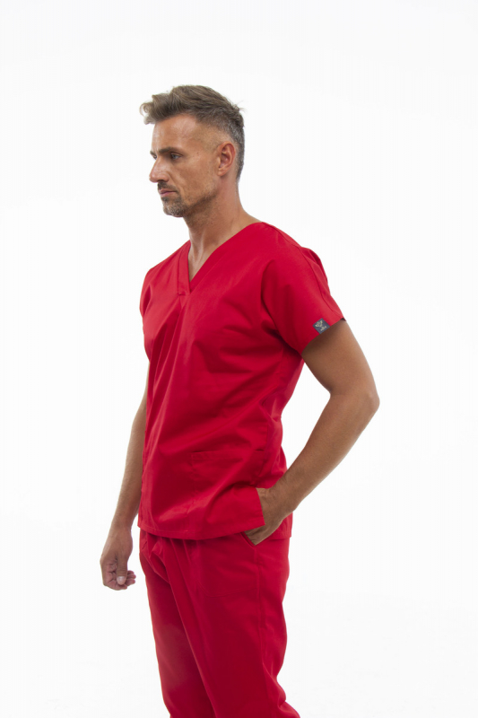 Медичний костюм 0181 Червоний