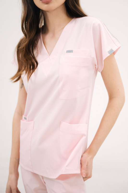 Top medyczny 609 Różowy