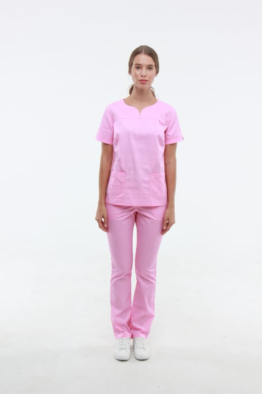 Медичний костюм 1381 Рожевий