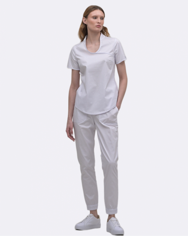 Komplet medyczny damski 4189/1 Biały