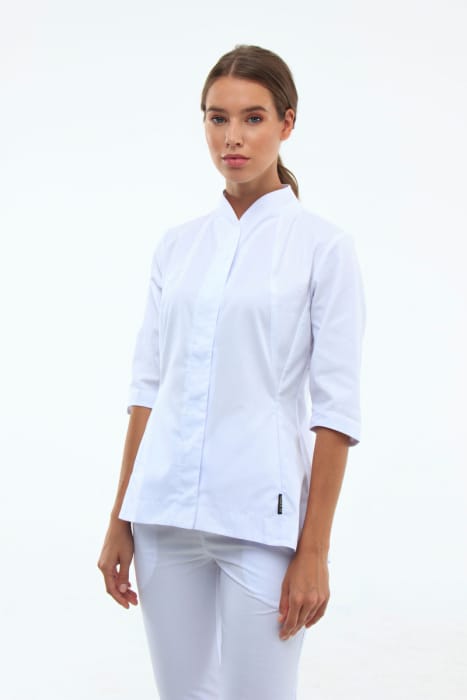 Медицинский топ 135 Белый