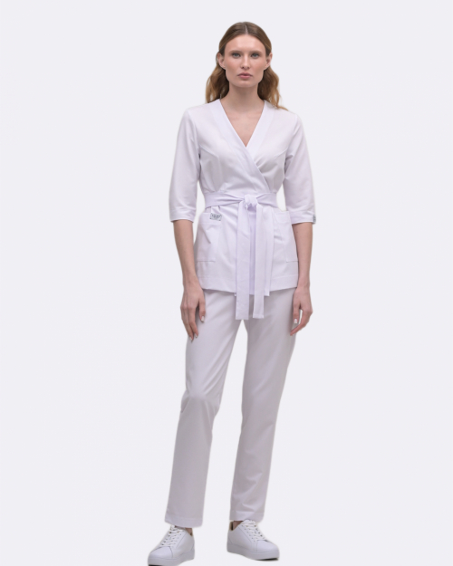 Медицинский костюм 41296 S Білий Медицинский костюм 41296 S Білий