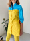 Медицинский халат 103 UA (Желтый/Голубой) Медицинский халат 103 UA (Желтый/Голубой) - 2