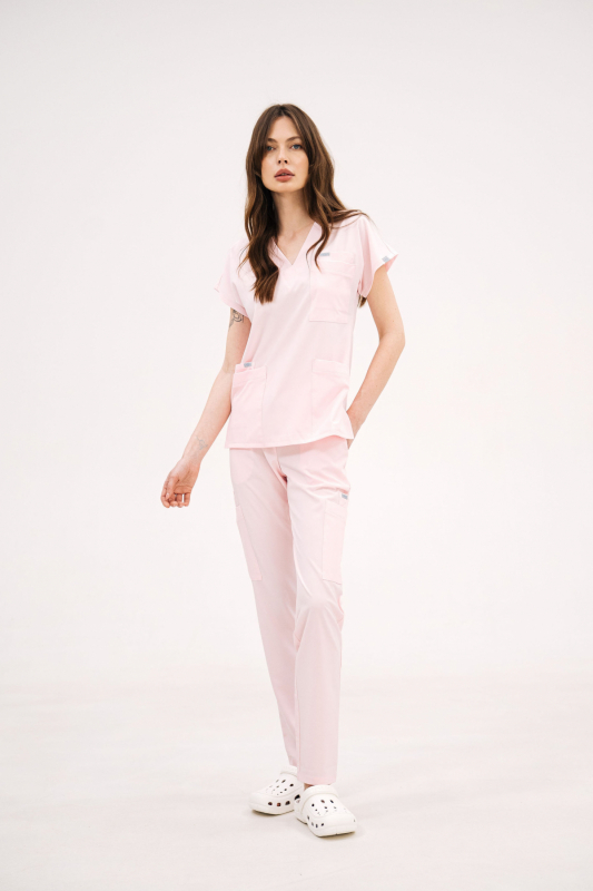 Top medyczny 609 Różowy