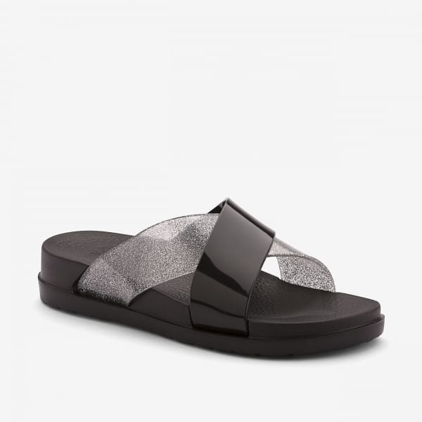 Медичне взуття COQUI 1342 Чорний/срібний гліттер (Black/Silver)
