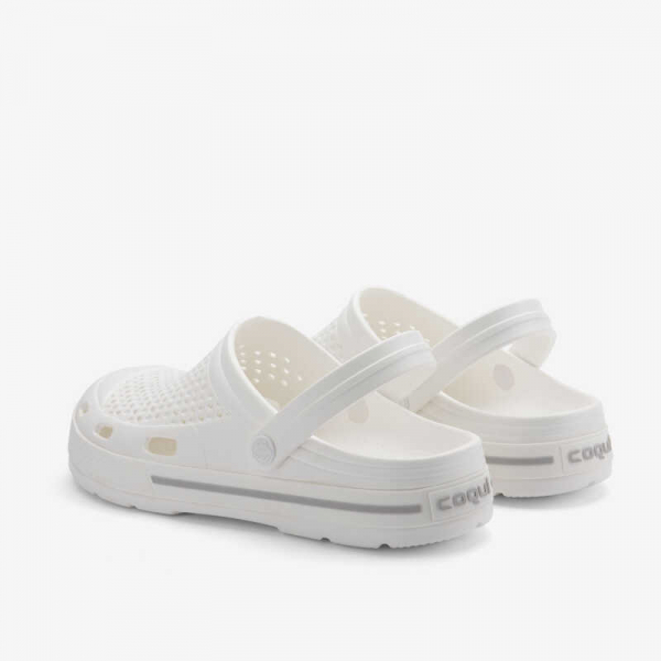 Medizinische Schuhe COQUI 6403 Weiß/Grau