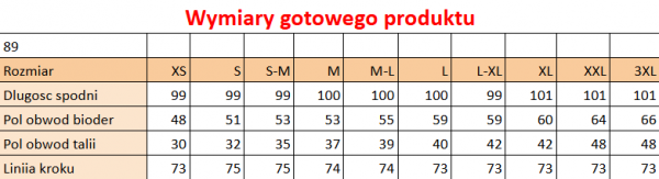 Spodnie medyczne 89 Czarny