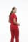 Медицинский костюм 1181 Красный Медицинский костюм 1181 Красный - 3
