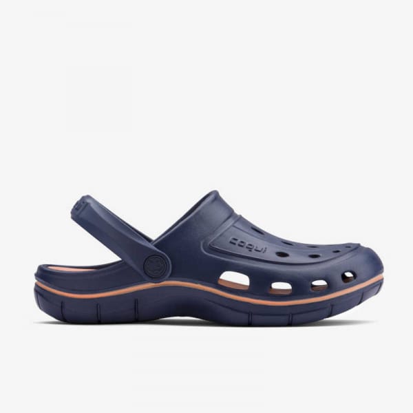 Medizinische Schuhe COQUI 6352 Navy/Orange
