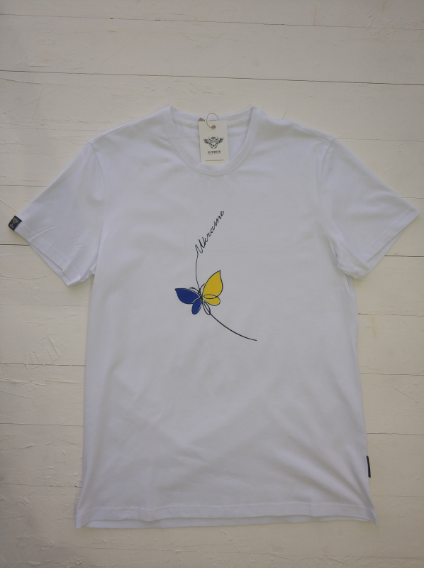 Медична футболка 6600 Білий - Метелик Україна