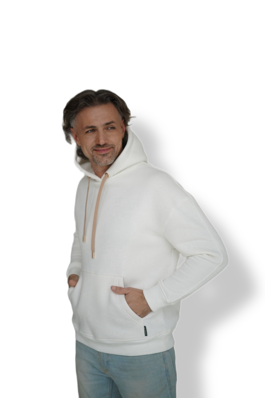 Bluza z kapturem 2400 Nadruk „Trzymaj ludzi w cieple, jeśli jest zimno”