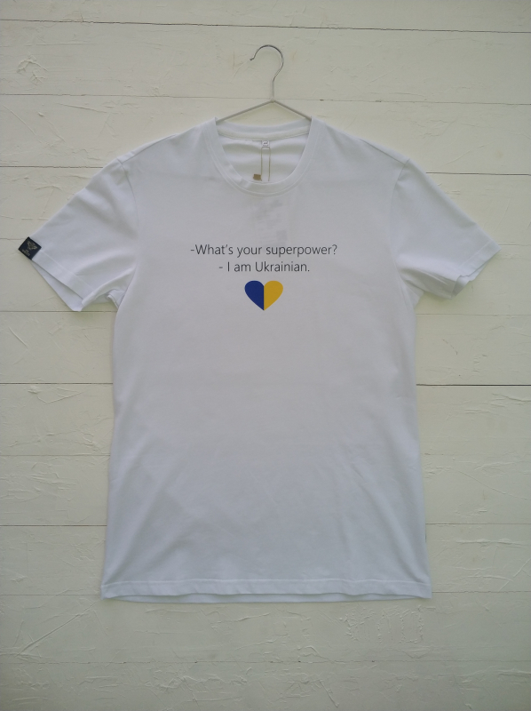 Koszulka medyczna 6600 Biała - Supermocarstwo Ukrainy