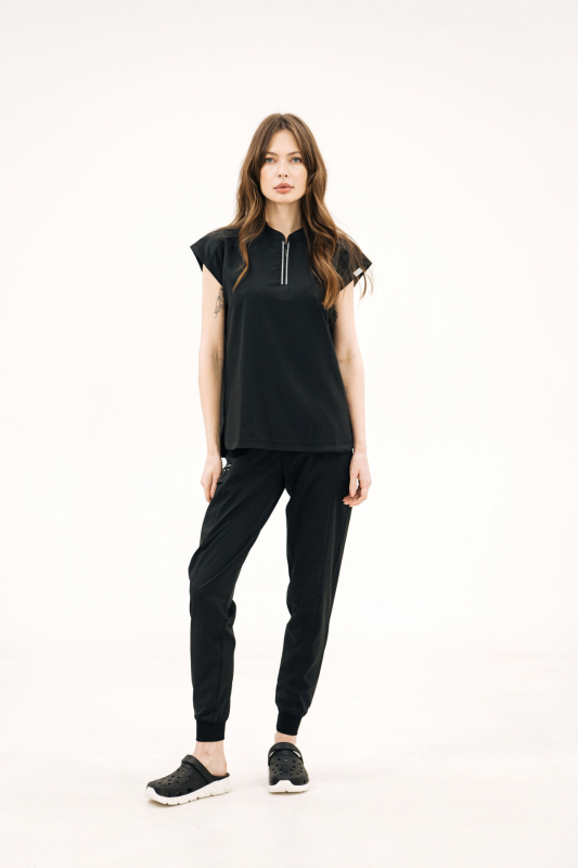 Spodnie medyczne 61 Czarne