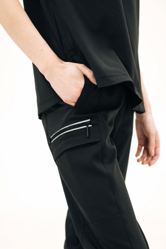 Spodnie medyczne 61 Czarne