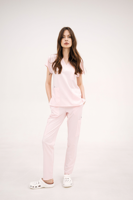 Spodnie medyczne 63 Różowy