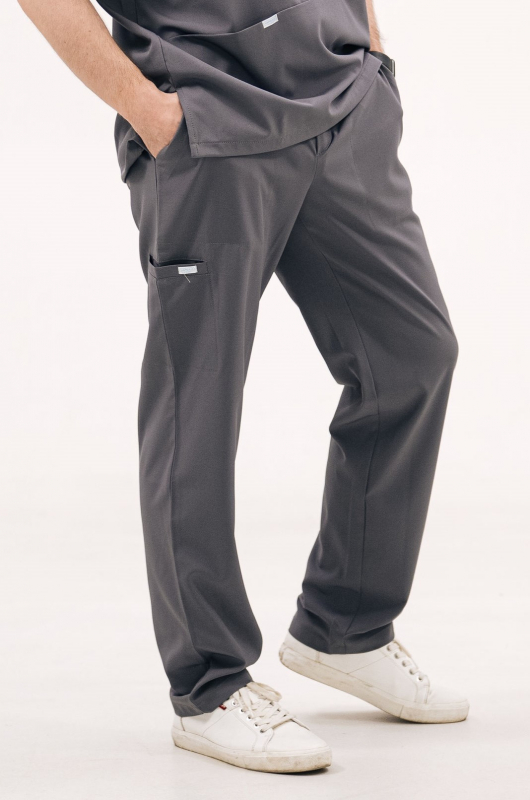 Spodnie medyczne 70 Mokry asfalt