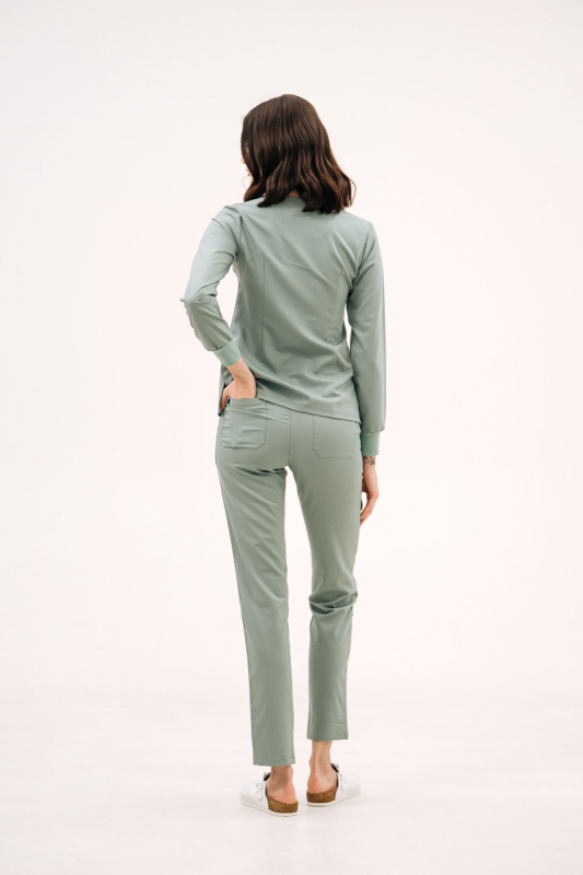 Spodnie medyczne 62 R Oliwka