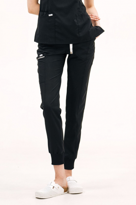 Spodnie medyczne 64 Czarne