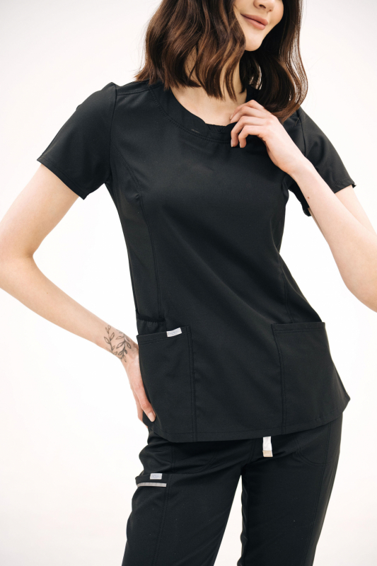 Bluza medyczna 606 Czarna