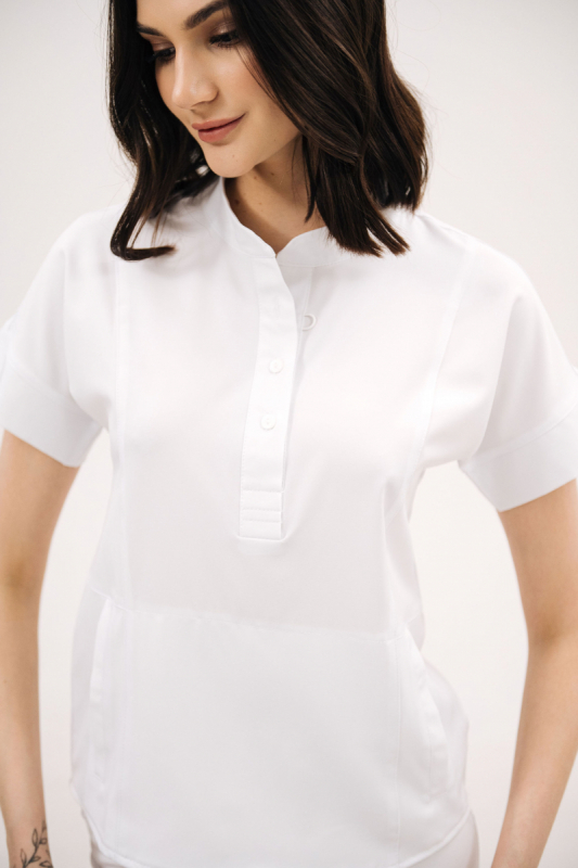 Top medyczny 604 Bialy