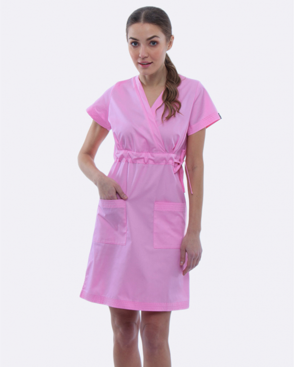 Медична сукня 133 Світло-рожевий