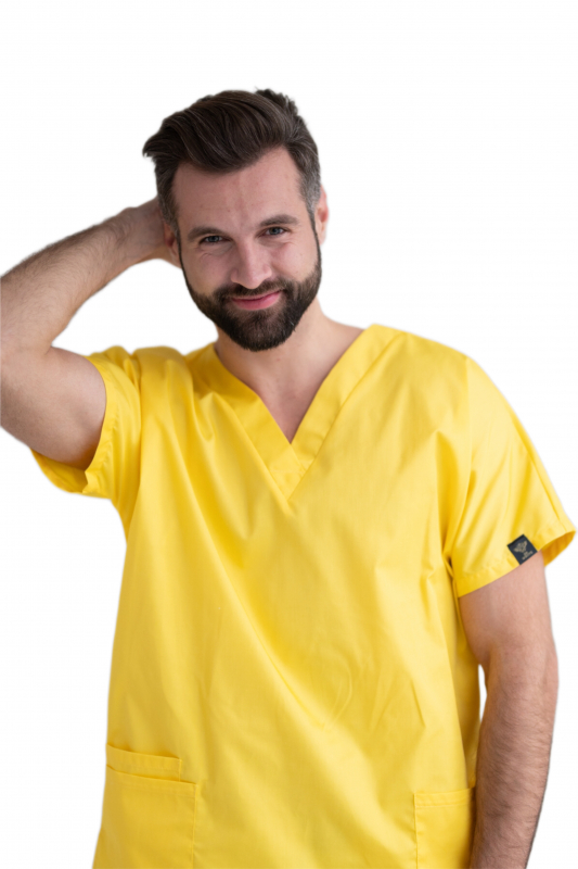 Медичний костюм 0181 Жовтий