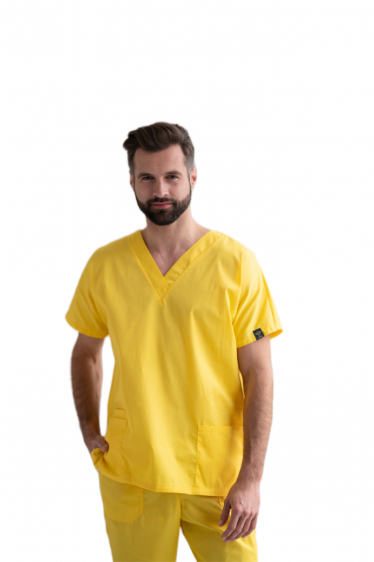 Медичний костюм 0181 Жовтий