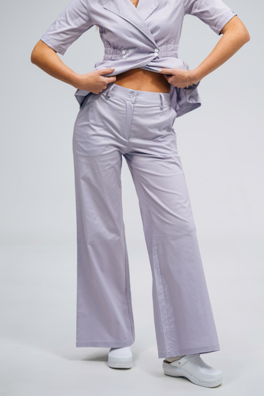 Spodnie medyczne 97 Liliowy