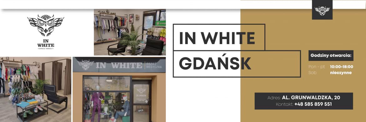 Sklep z odzieżą medyczną In White w Gdańsku